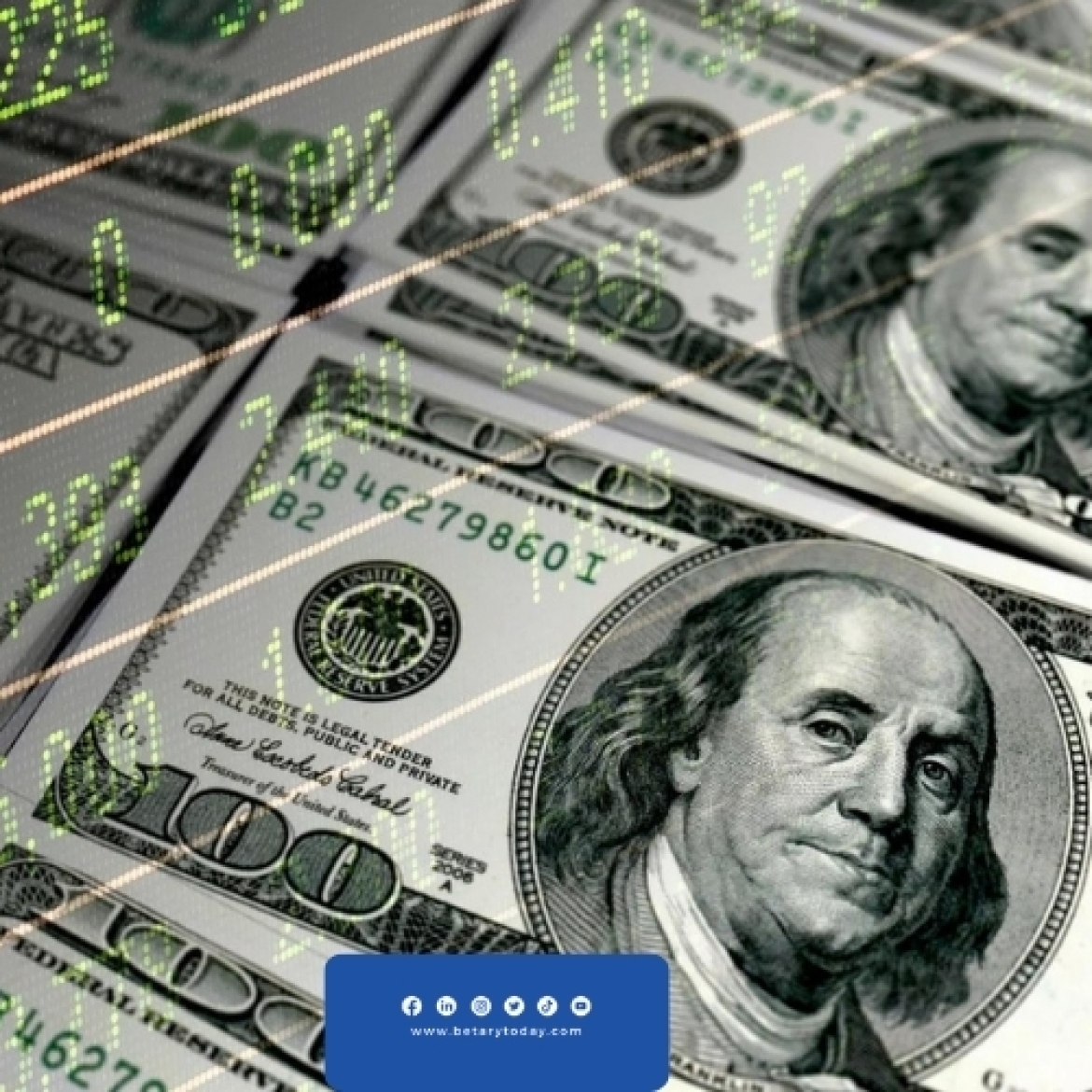 الدولار الأمريكي يحقق تراجع اليوم الإثنين 26 فبراير في البنوك المصرية