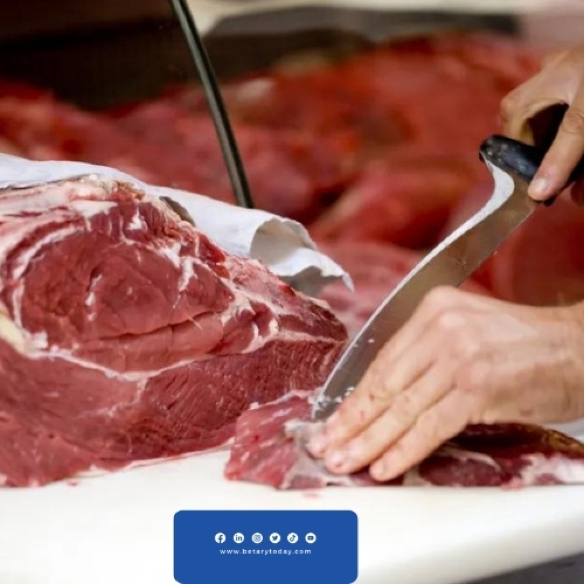 350 جنيها لكيلو اللحم البقري اليوم السبت 2 مارس في الأسواق